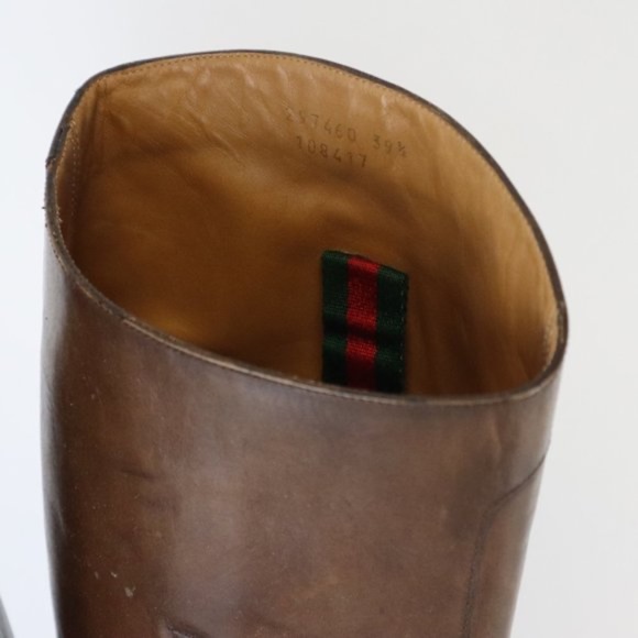Gucci 'Boulanger' Equestrian Lace-Up Knee Boots - Picture 5 of 7